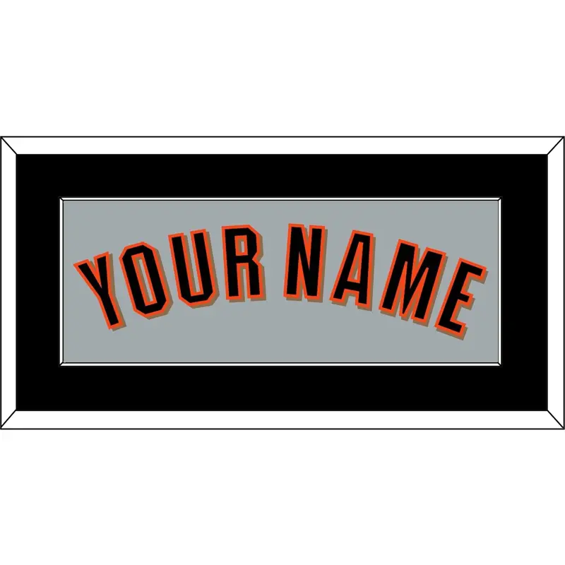 San Francisco Name - Road Gray (2010-2021) - Single Mat 3