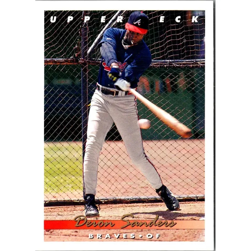1993 Upper Deck Gold Hologram Deion Sanders #166