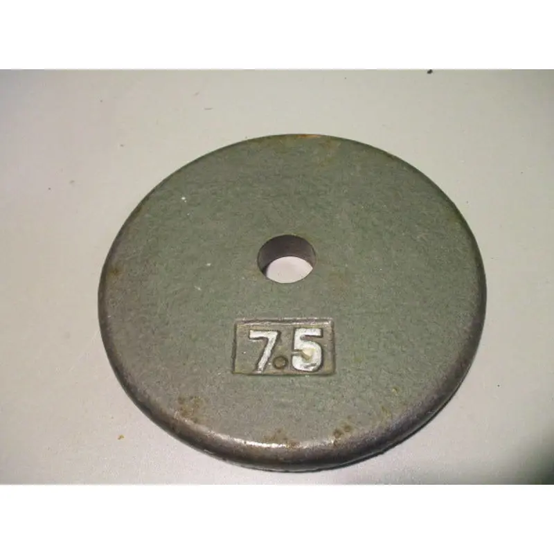 Used Cast Iron 7.5LB Weight Plate