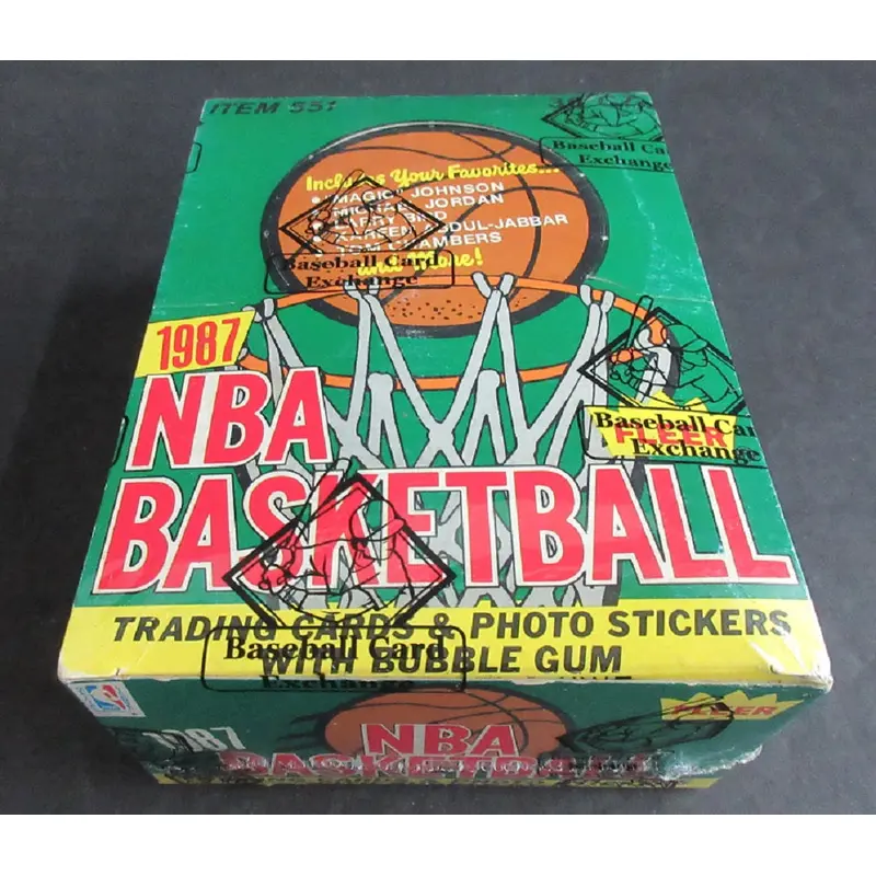 1987/88 Fleer Basketball Unopened Wax Box (BBCE) (X1352)