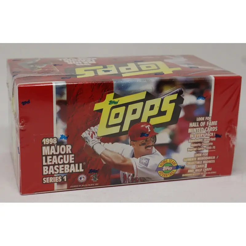 1998 Topps Baseball Series 1 Jumbo Box (HTA) (12/40)
