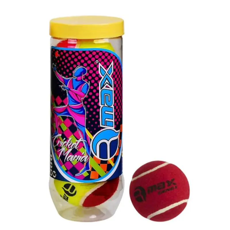 RMAX Genex Light Cricket Tennis Ball (Pack of 6) | Kibi Sports
