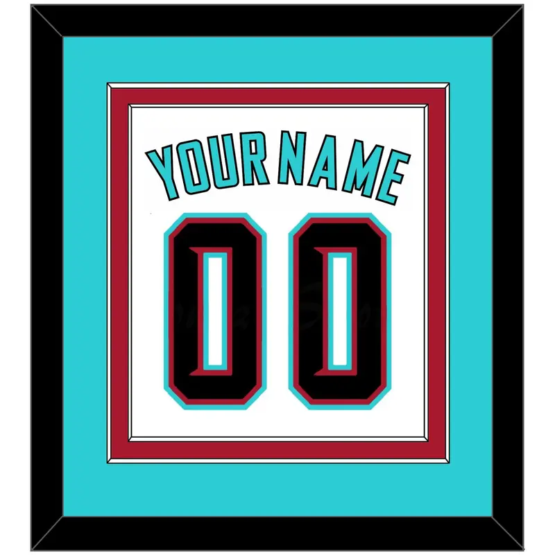 Arizona Name & Number - Alternate Home White (2020-2023) - Double Mat 4