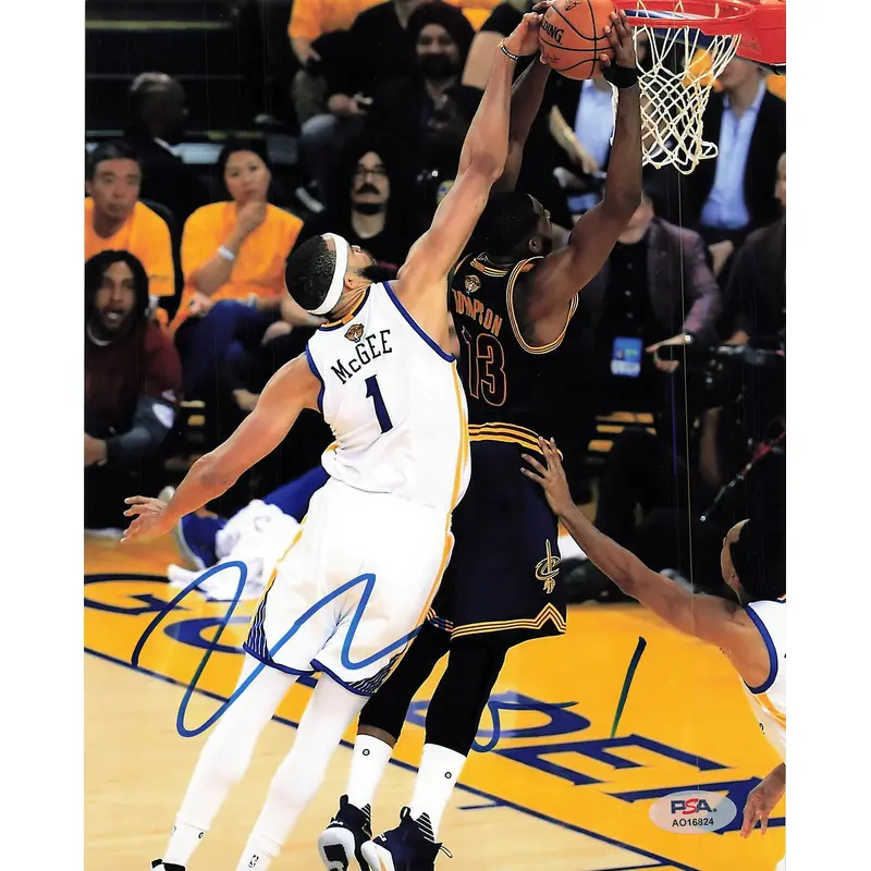 JaVALE McGEE signed 8x10 Photo PSA/DNA Golden State Warriors Autographed