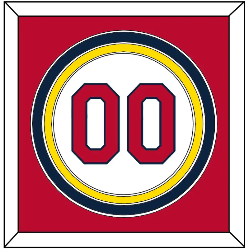 St. Louis Number - Home White (2006-2012) - Triple Mat 2