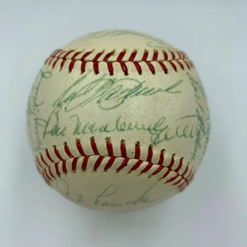 1964 Boston Red Sox Team Signed American League Baseball Carl Yastrzemski JSA