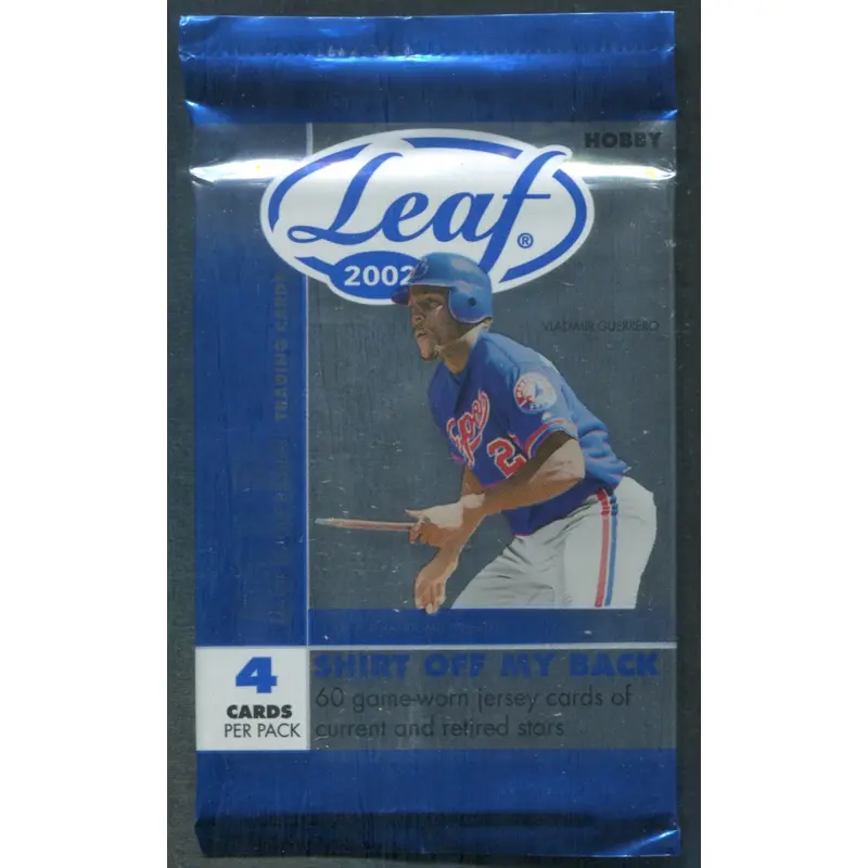 2002 Leaf Baseball Unopened Pack (Hobby) (4)