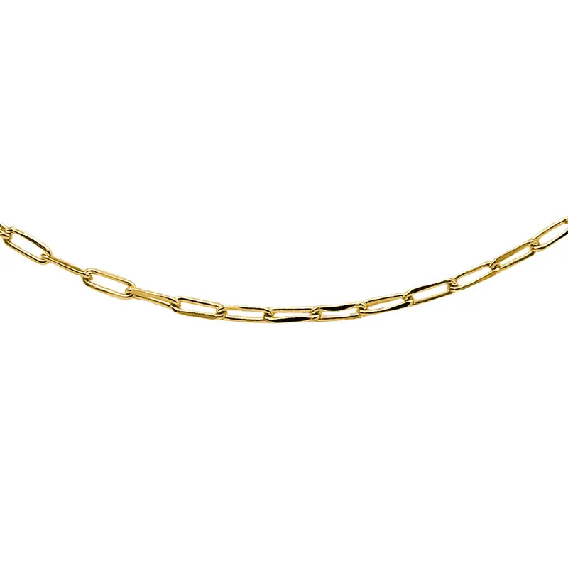 Sterling Silver Paperclip Chain Necklace