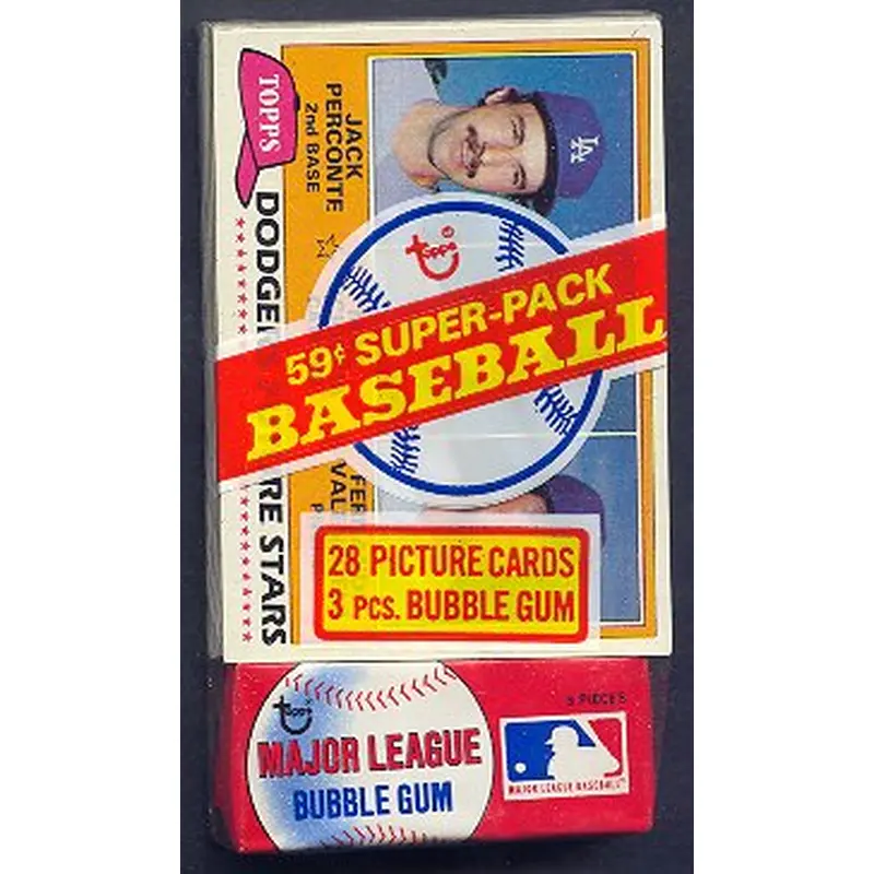1981 Topps Baseball Unopened Super Cello Pack
