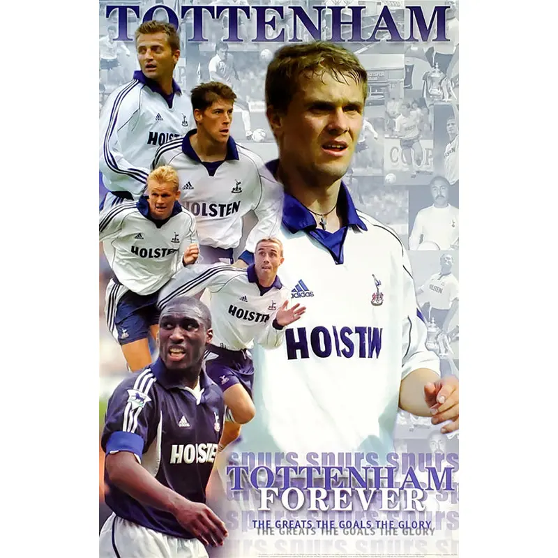 Tottenham Hotspur FC "Tottenham Forever" Vintage EPL Football Soccer Poster - U.K. 2000