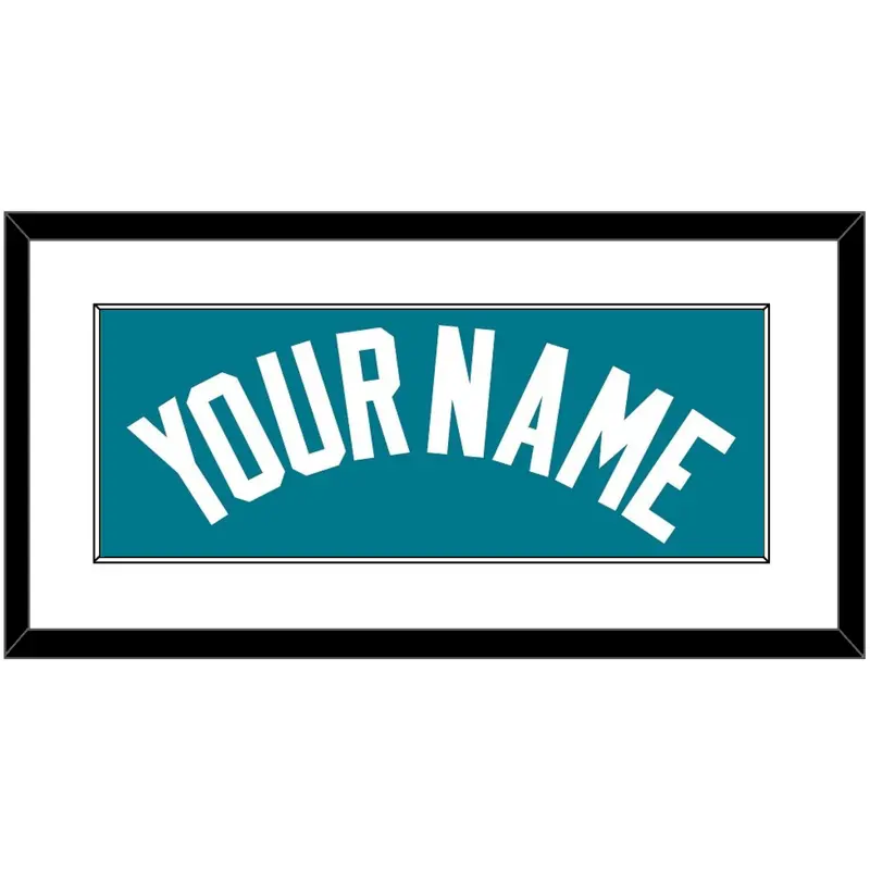 Charlotte Name - Teal Icon (2014-2020) - Single Mat 1