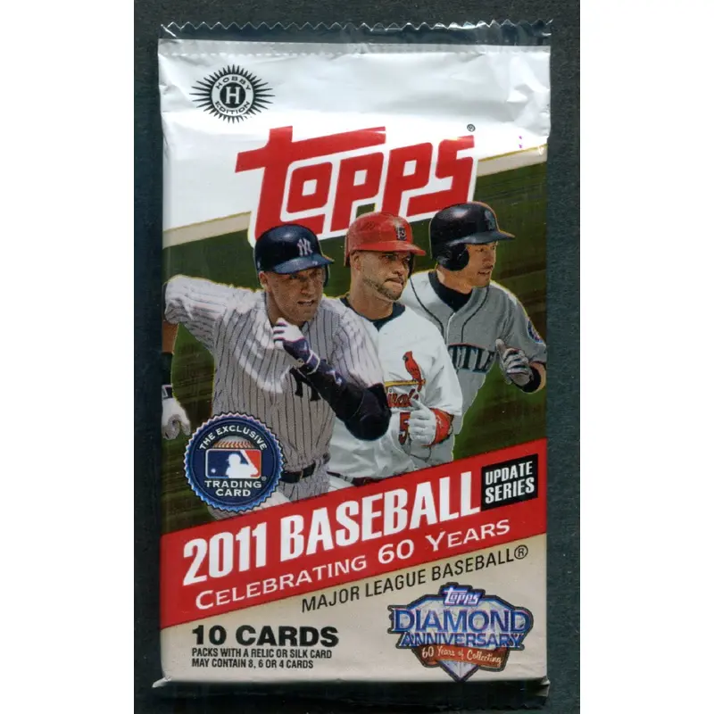 2011 Topps Baseball Update Series Unopened Pack (Hobby) (10)