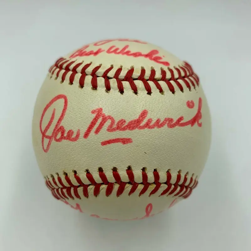 Rare Joe Medwick Signed Autographed Baseball "To Joe" With PSA DNA COA HOF