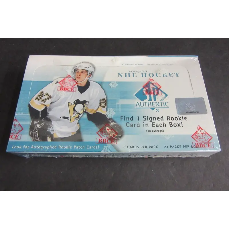 2005/06 Upper Deck SP Authentic Hockey Box (Hobby) (BBCE)