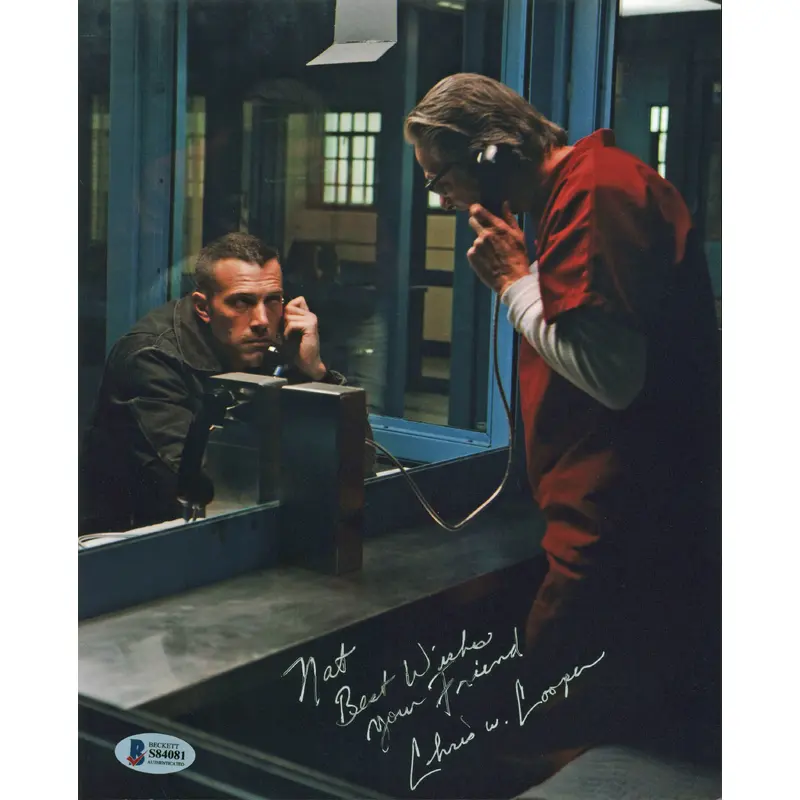Chris Cooper The Town Authentic Signed 8x10 Photo Autographed BAS #S84081