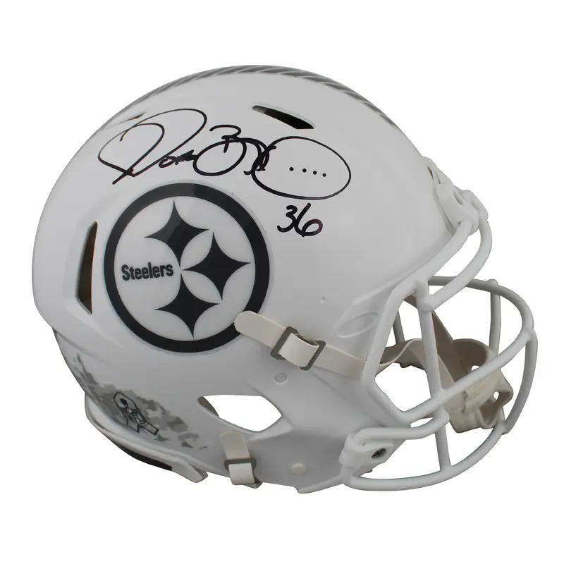 Steelers Jerome Bettis Signed STS III Full Size Speed Proline Helmet BAS Witness