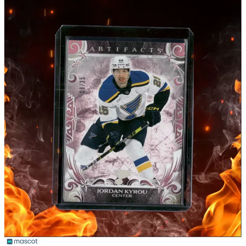 2024-25 Upper Deck Artifacts Jordan Kyrou Pink 08/35 #134