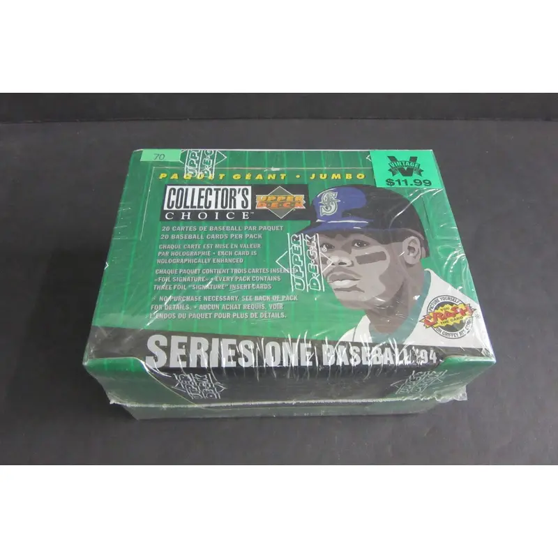 1994 Upper Deck Collector's Choice Baseball Series 1 Jumbo Box (20/20)