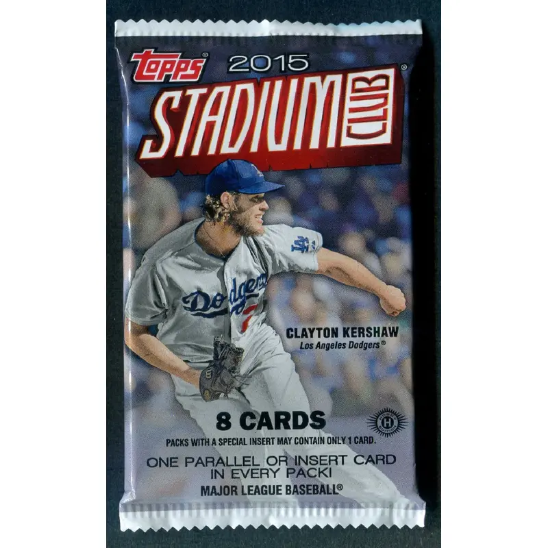 2015 Topps Stadium Club Baseball Unopened Pack (Hobby) (8)
