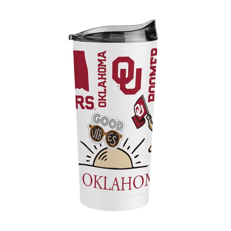 Oklahoma 20oz Native Powder Coat Tumbler