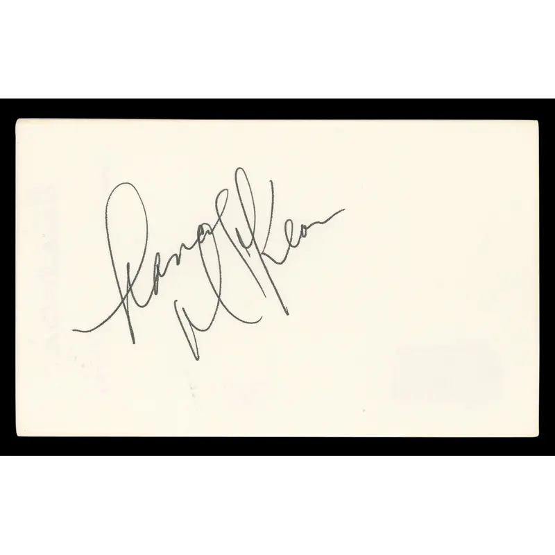 Nancy McKeon The Facts of Life Authentic Signed 3x5 Index Card BAS #BL96374