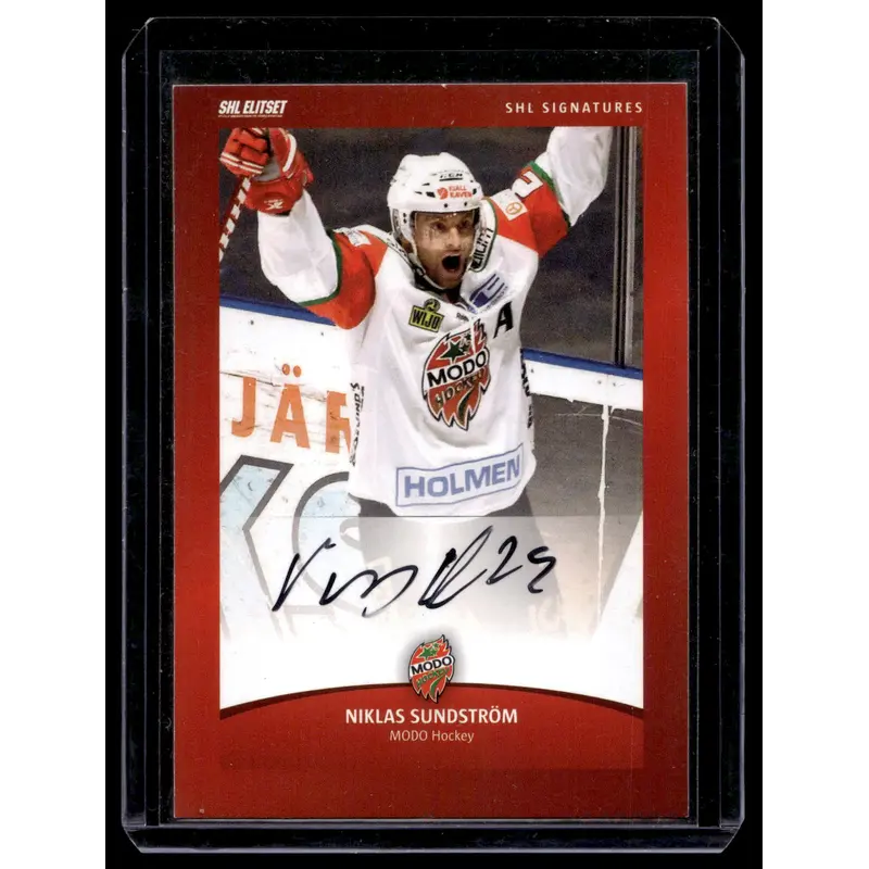 2011-12 SHL Signatures - Niklas Sundstrm
