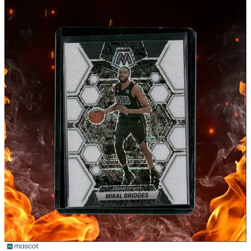 2022-23 Panini Mosaic Mikal Bridges White Sparkle Prizm #2