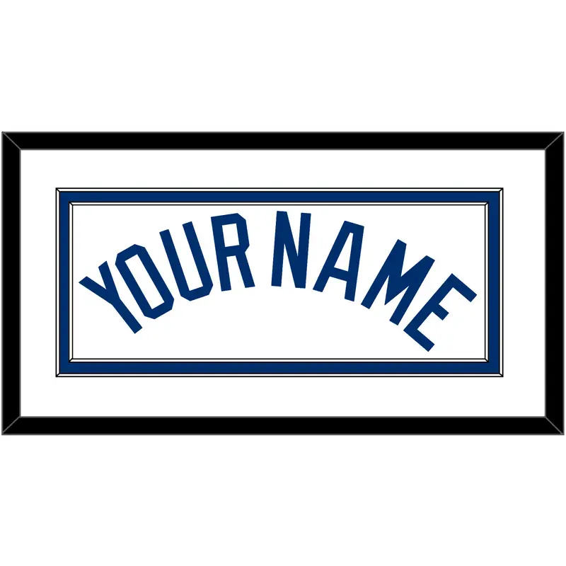 Los Angeles Name - Home White - Double Mat 1