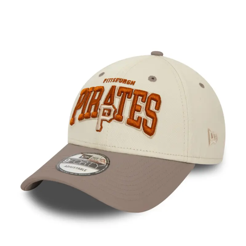 New Era - Pittsburgh Pirates WHITE CROWN 9Forty - Stone/Light Brown