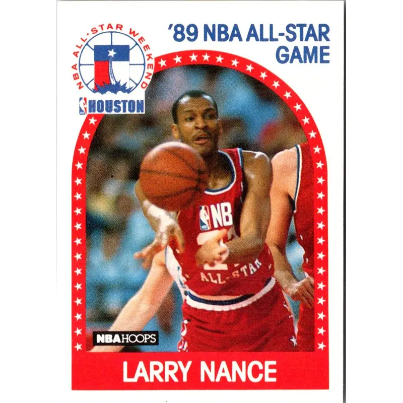 1989 Hoops All-Star Panels Perforated Larry Nance #217