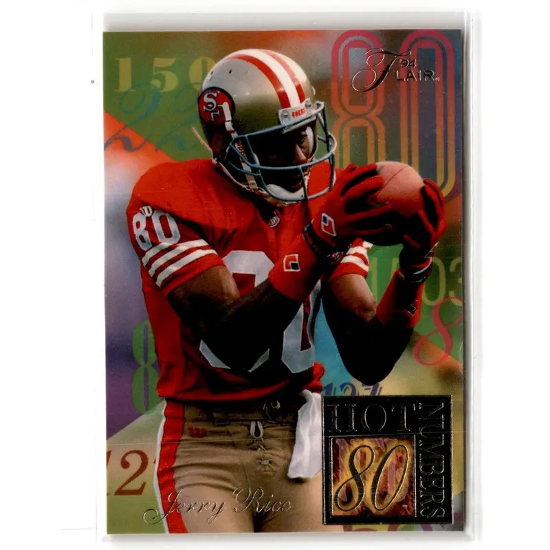 1994 Ultra Flair Hot Numbers Jerry Rice #9