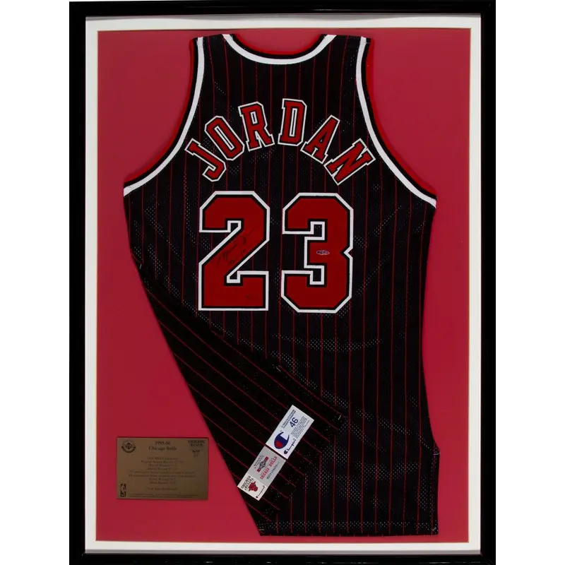 Michael Jordan "72-10" Signed 1995-96 Pro Cut Chicago Bulls Jersey PSA DNA & UDA