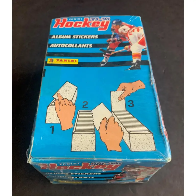 1989/90 Panini Hockey Album Stickers Unopened Box