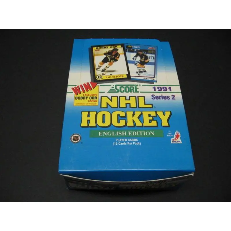 1991/92 Score Hockey Series 2 Box (Can/Eng)