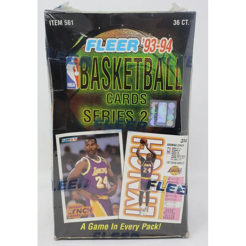 1993/94 Fleer Basketball Series 2 Box (36/15)