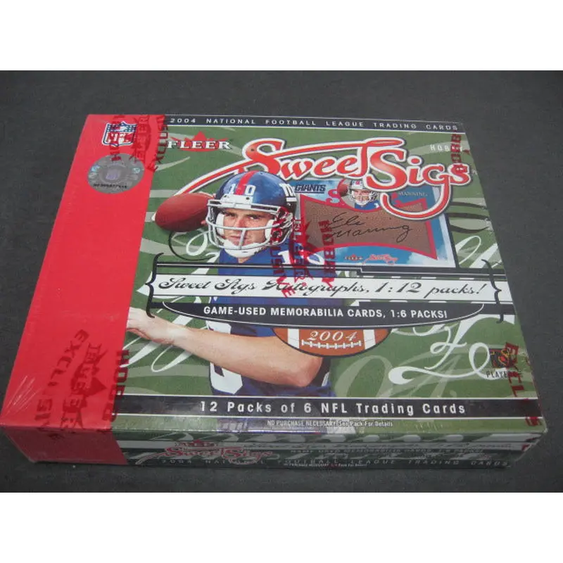 2004 Fleer Sweet Sigs Football Box (Hobby)