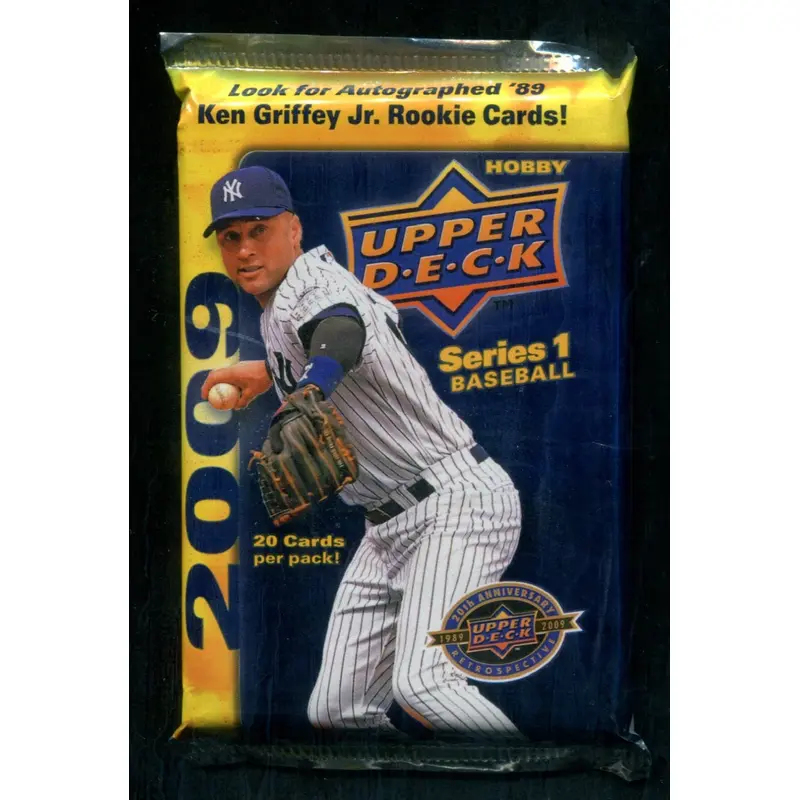 2009 Upper Deck Baseball Unopened Series 1 Jumbo Pack (20 Cards)