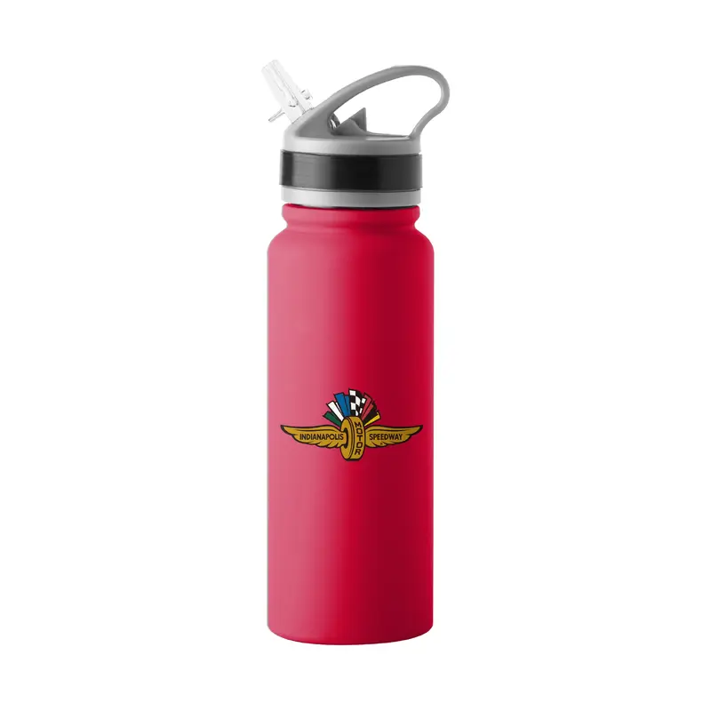 Indy 500 Logo 25oz Stainless Single Wall Flip Top Bottle