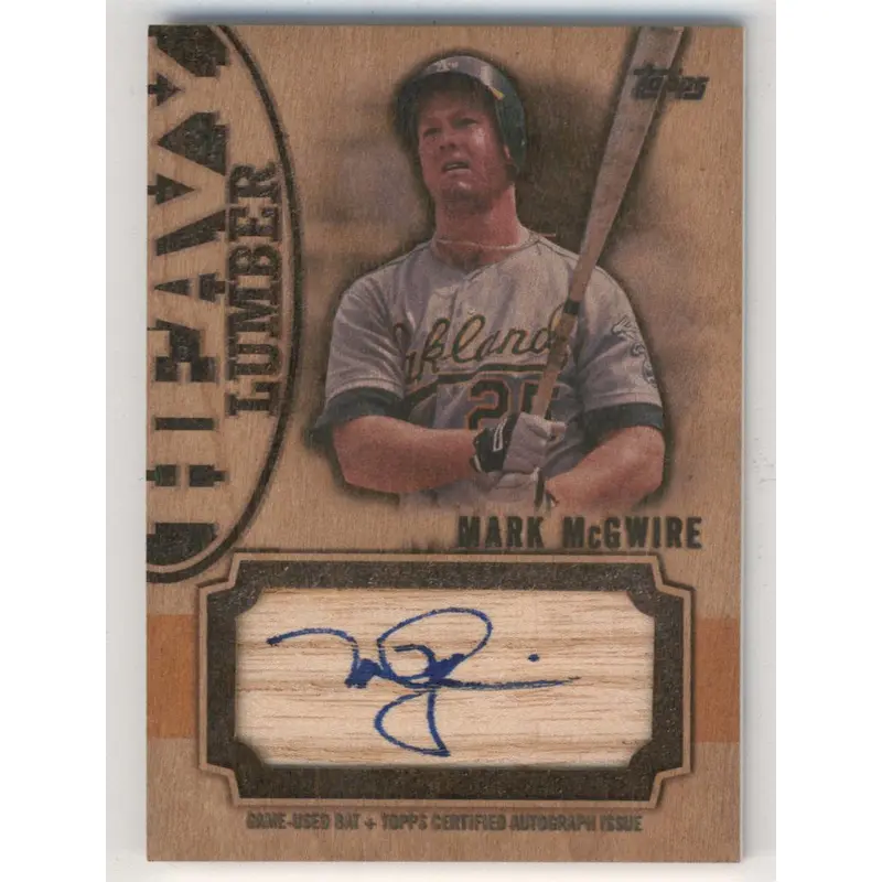Mark McGwire 2024 Topps Heavy Lumber Auto #24/25