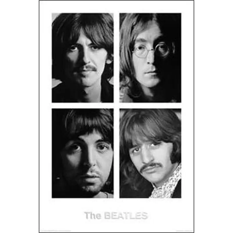The Beatles "White Album Portraits" Poster - Aquarius Images