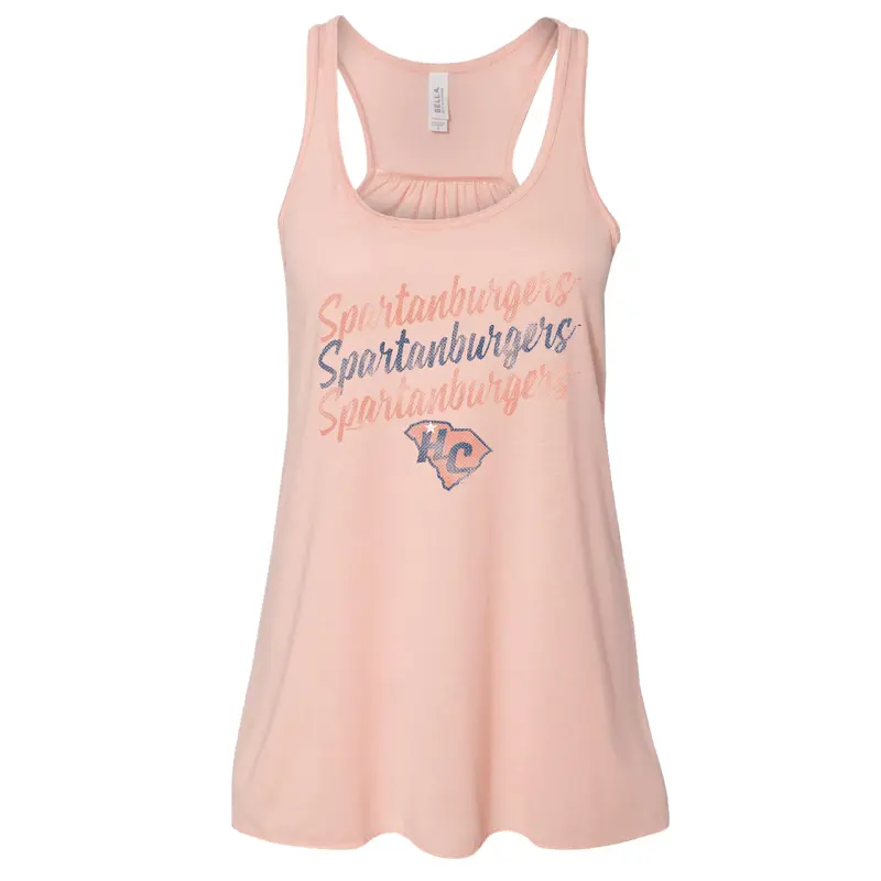 Women's Peach Script Tank