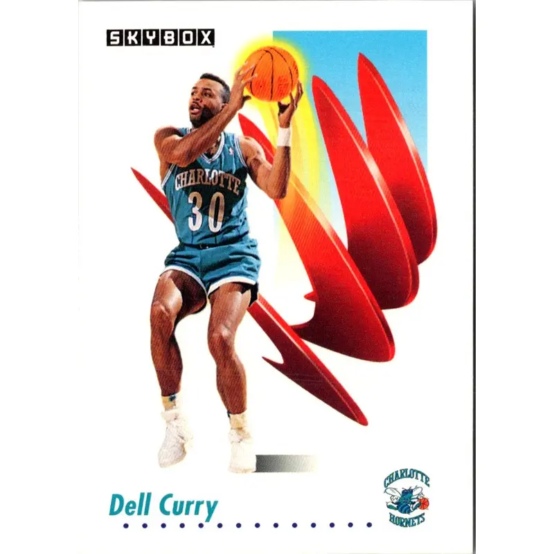 1991 SkyBox Dell Curry #25