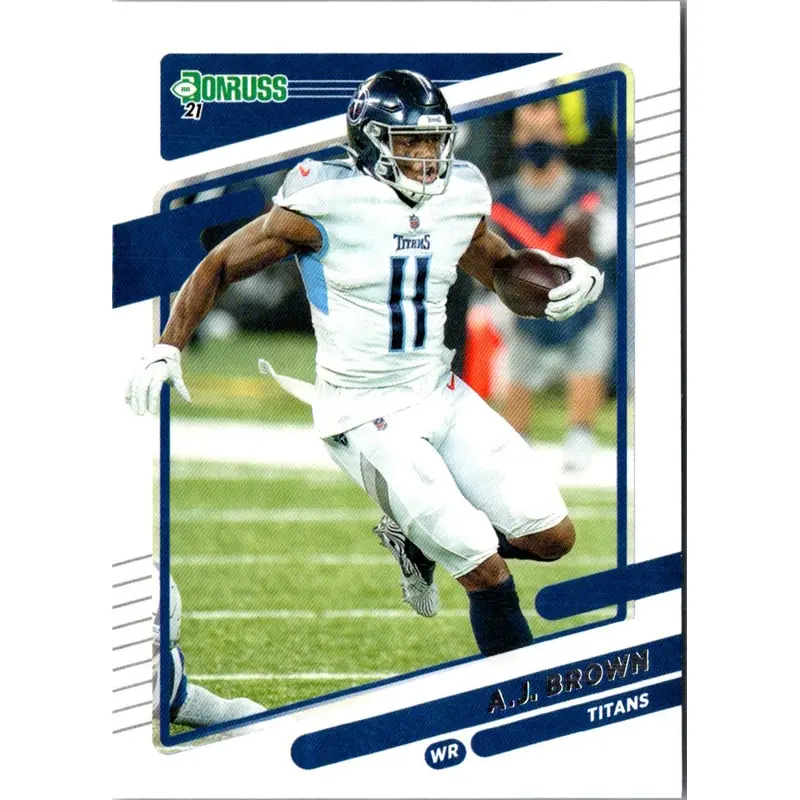 2021 Donruss Press Proof Blue A.J. Brown #13