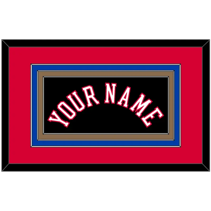 Philadelphia Name - Road Black (1997-2009) - Triple Mat 2