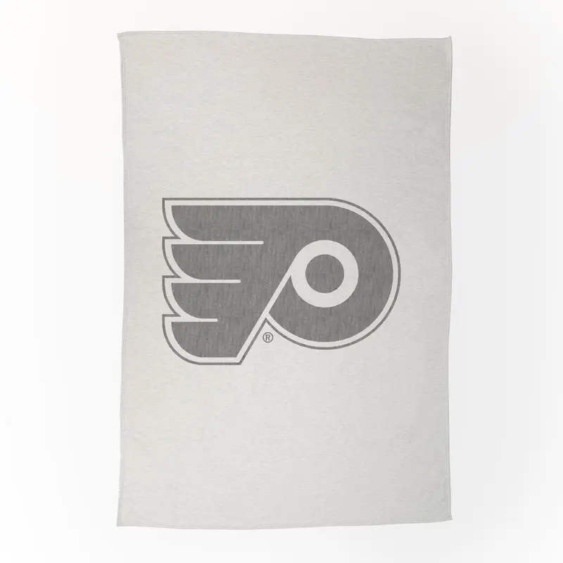 Philadelphia Flyers Oversized Logo Sublimated Sweatshirt Blanket