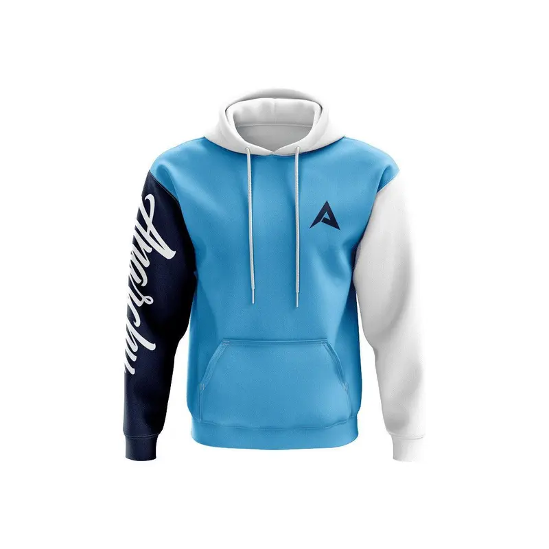 Anarchy Fleece Hoodie - Carolina/White/Navy