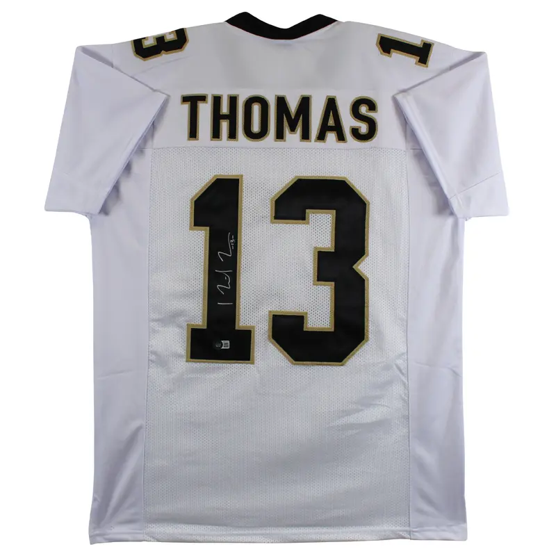 Michael Thomas Authentic Signed White Pro Style Jersey Autographed BAS Witnessed