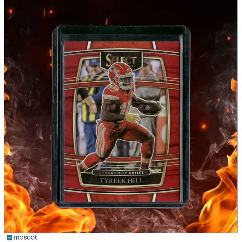 2021 Panini Select Tyreek Hill Red Prizm 17/99 #18