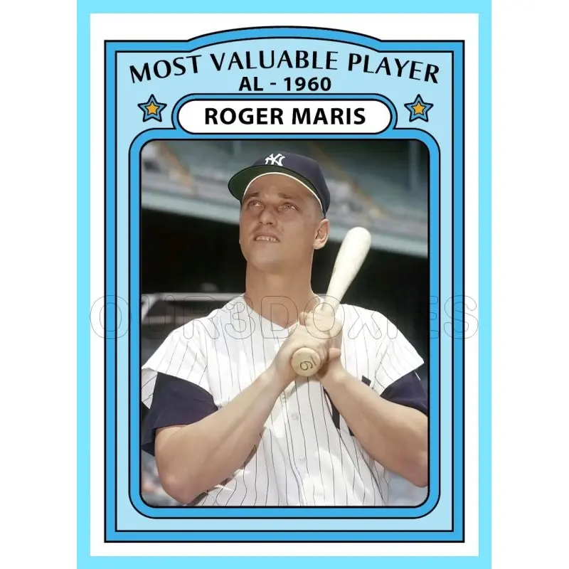 Roger Maris MVP 1972 Topps Custom Card - 4755