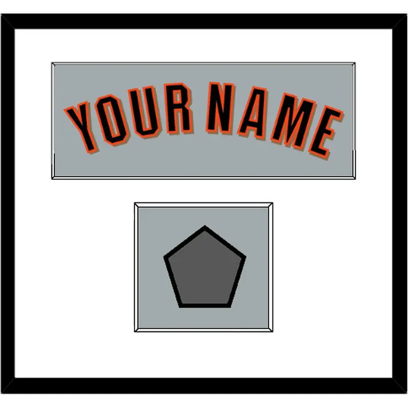 San Francisco Name & World Series Jersey Patch - Road Gray (2010-2021) - Single Mat 1